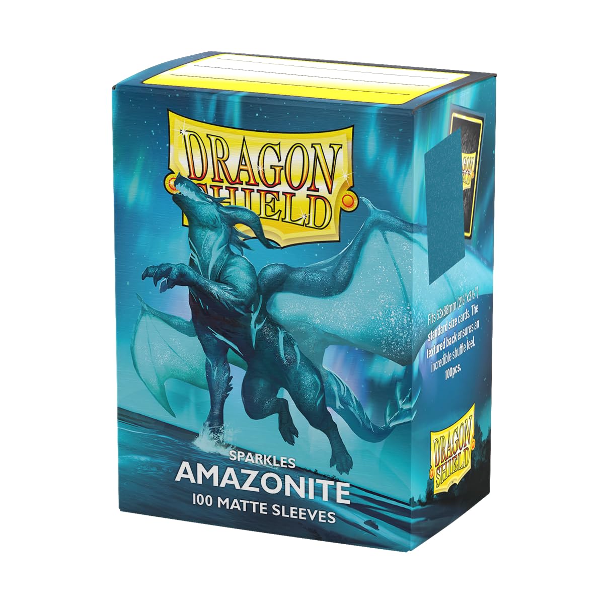 Dragon Shield | Standard Size Matte Card Sleeves | 100 CT - Smooth & Tough TCG Sleeves - Compatible with Pokemon, Flesh & Blood, One Piece & Magic The Gathering | Amazonite โ image 1