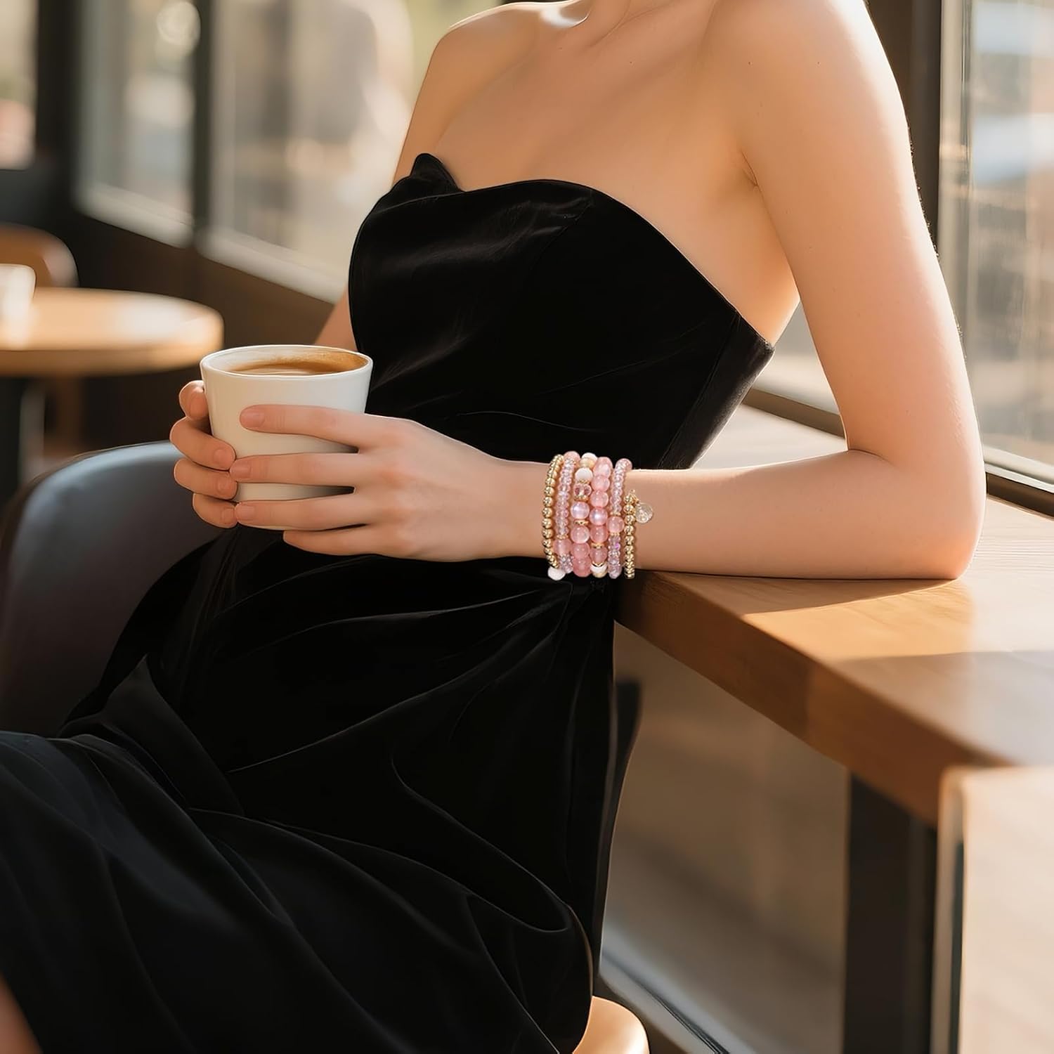 Coiris Boho Multilayer Beaded Bracelets for Women image 4