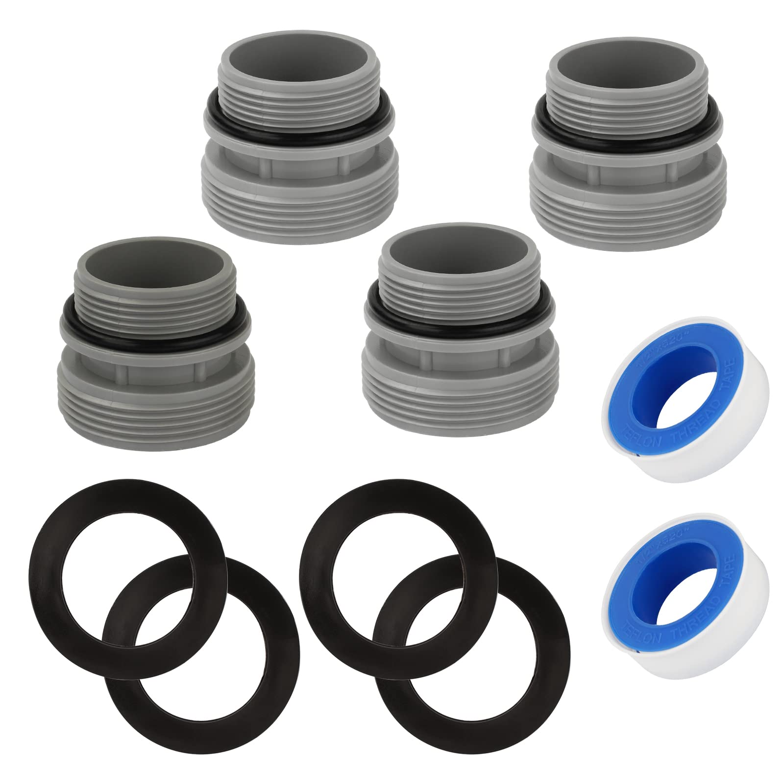 PalpitateC 4560 Pool Hose Conversion Kit Compatible with Intex Pool Filter Pump Hose Adapter fit for Intex Pool 40mm to 1 1/2 Inch Conversion Kit 2 Set