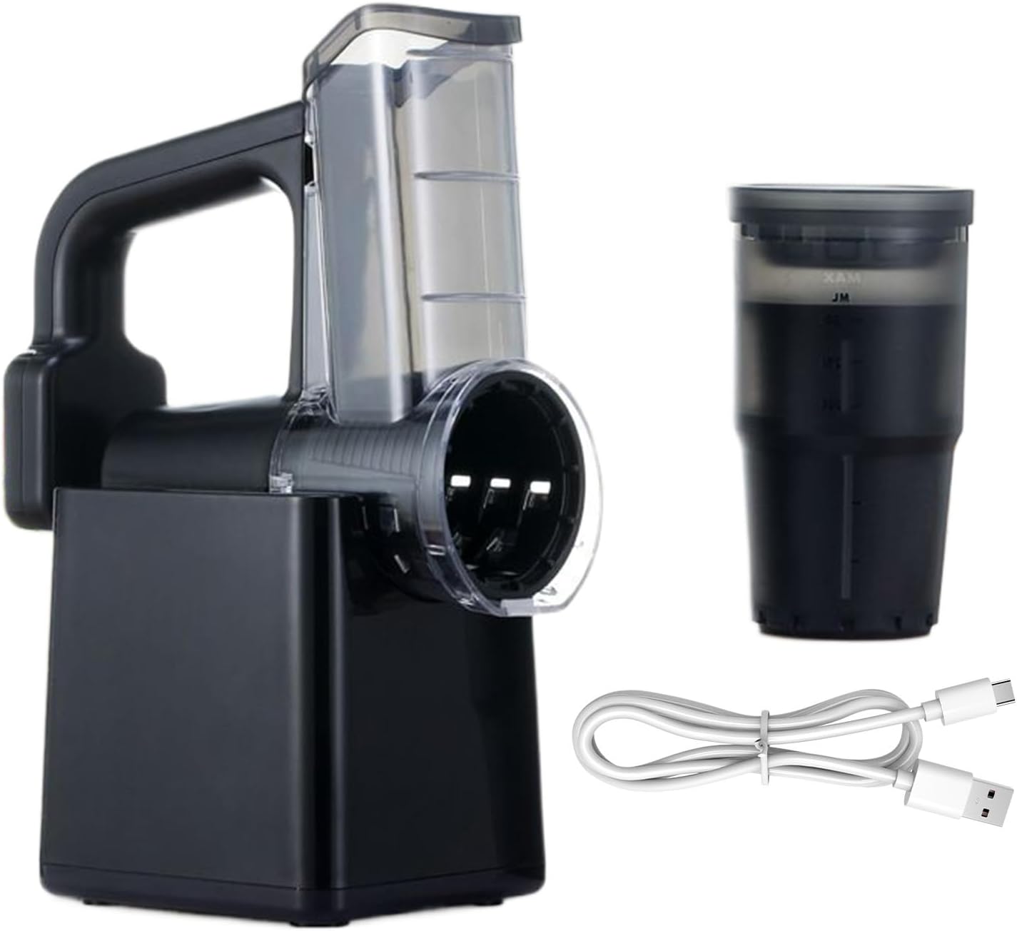 Electric Vegetable Slicer – Rechargeable Automatic Cheese Grater | Multifunctional Food Chopper featuring Cordless with Quick Cutting for Cucumber, Carrot, Onion, Garlic, Salad Prep, and Kit