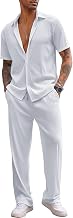 Men's 2 Piece Summer Clothing Set T-Shirt and Pants Set (Larger than Standard)