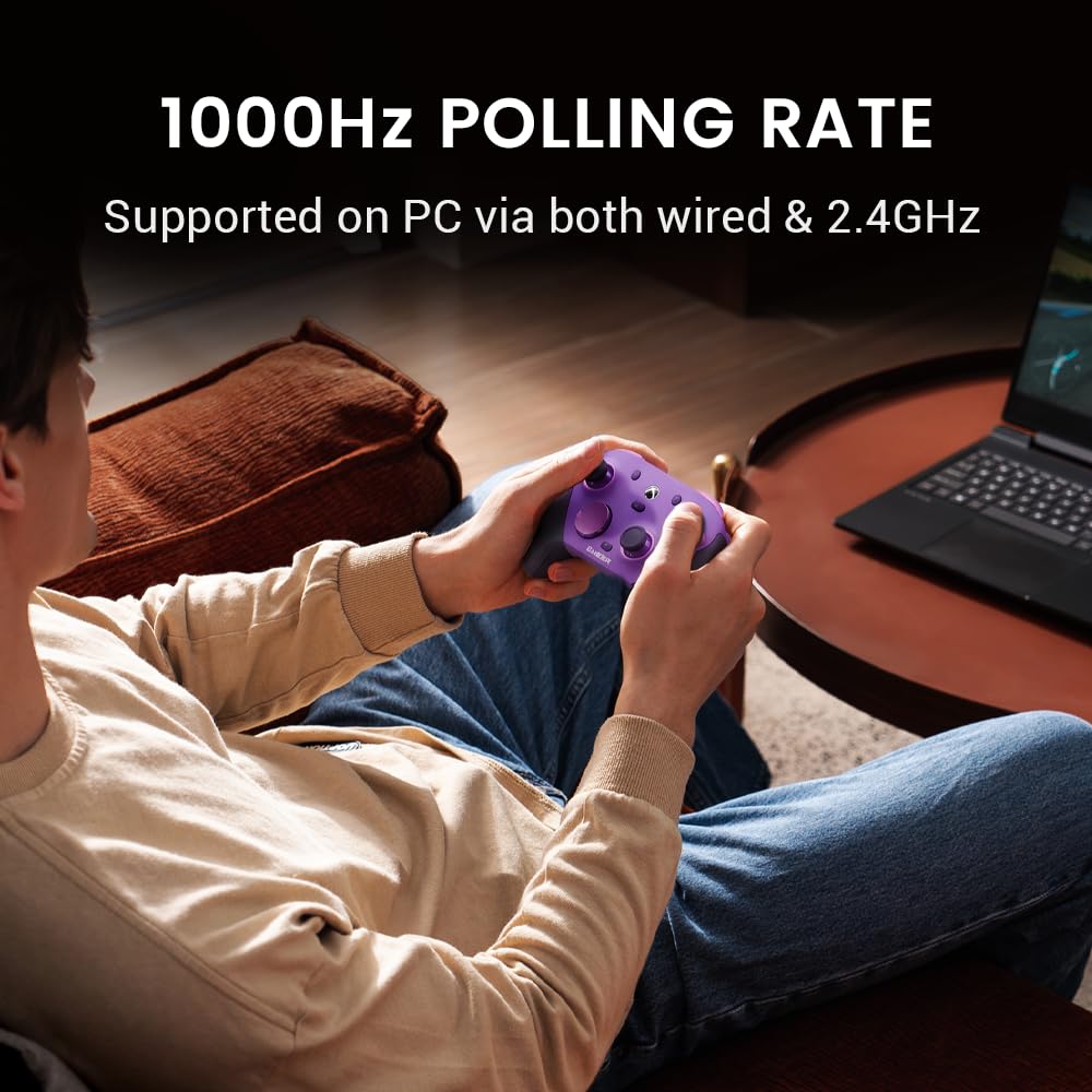 GameSir G7 Pro Mando Xbox Cable/PC Inalámbrico, TMR, 1000Hz, Morado