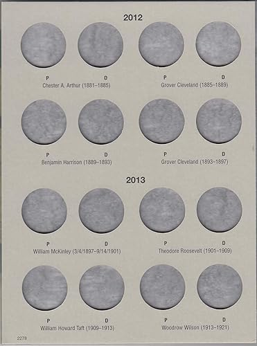 Miniatura 5 de H.E. Harris & Co. Conjunto de dos volúmenes del dólar presidencial estadounidense de 2007 # 2277, 2278