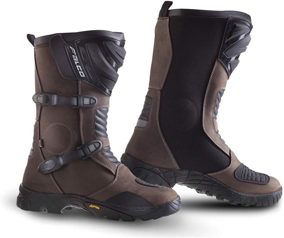 Falco MIXTO 2 ADVENTURE ENDURO TERRAIN MOTORCYCLE BOOTS BROWN 42