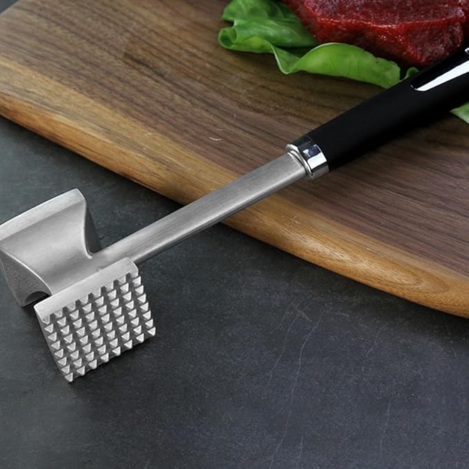 Martillo Ablandador de Carne SHINEOFI Acero Inoxidable 2 Caras miniatura 8