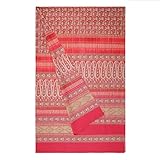  Bassetti Granfoulard Sofaüberwurf  Großer Schal für Sofa aus Baumwolle  Tagesdecke, verschiedene Verwendungen (Tagesdecke, Picknick, Vorhang, Tischdecke)  Größe 270 x 270 cm, Ducale P1