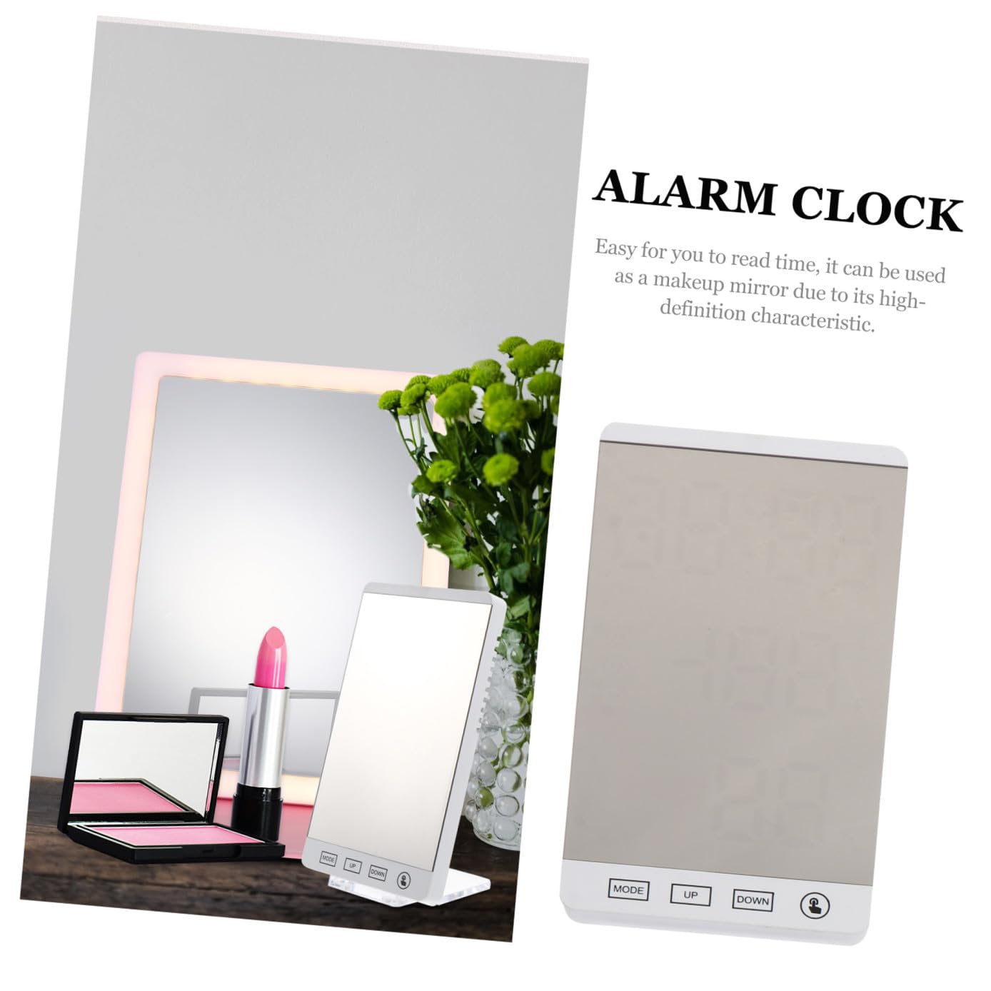 Cabilock Reloj Alarma Atenuación Manual Despertador Inteligente Ligero y Compacto