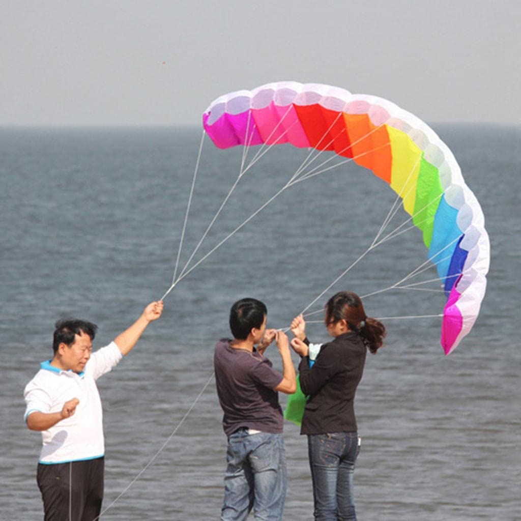 rockible Linea Doppia di Kitesurf, Parapendio da Surf Paracadute Volante di Potere di Kitesurf, 1.4m
