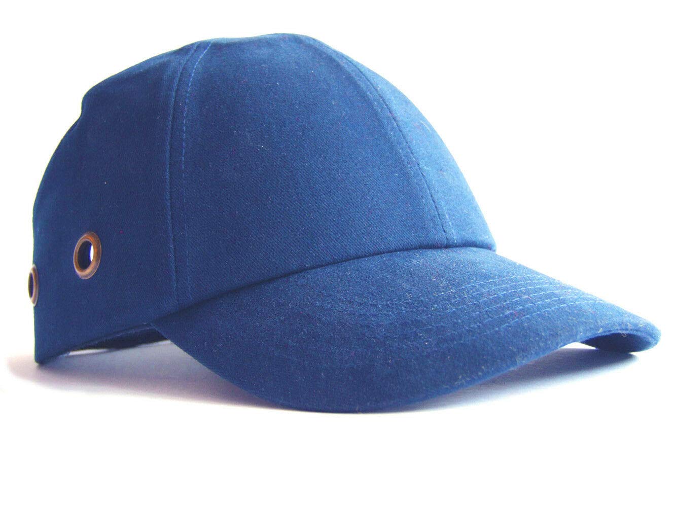 B Brand Royal Safety Baseball Cap Hard Hat Bump Cap Blue Vented Hook/Eye Fastening