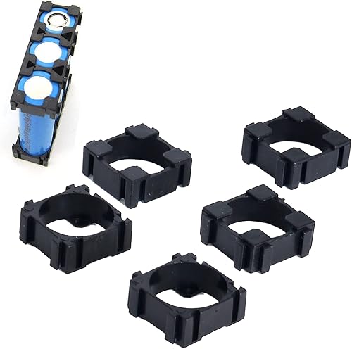 Miniatura 2 de Soporte de batería de litio 18650, soporte de batería de iones de litio de plástico, espaciador de seguridad, soporte de almacenamiento de carcasa