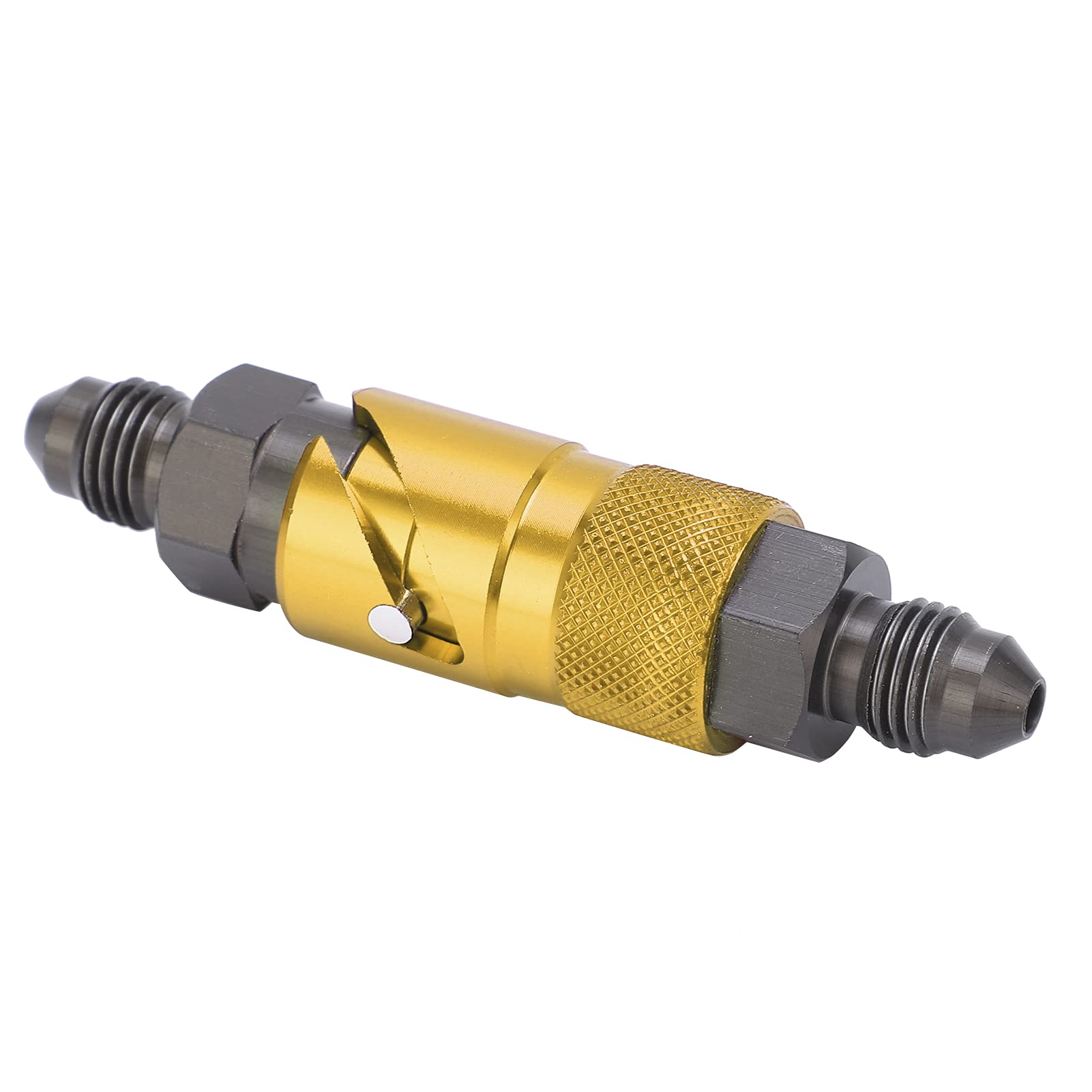Adaptador de desconexión de línea de freno en aleación de aluminio de alta resistencia