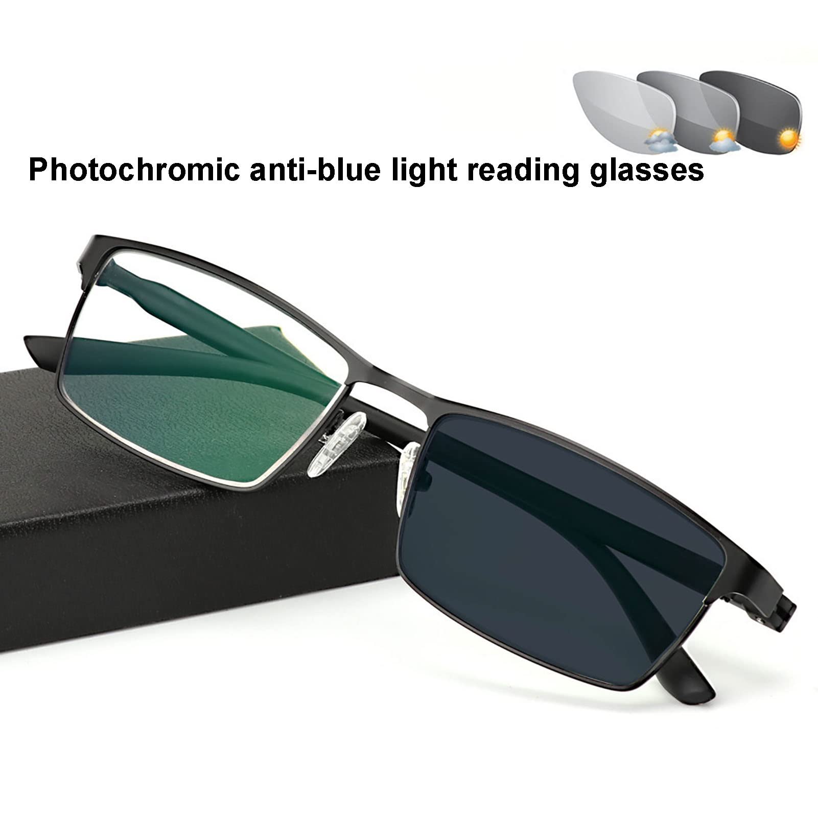 Okulary do czytania z filtrem niebieskiego światła, lekka ramka TR90 Anti Eye Blocker okulary, z zawiasem sprężynowym