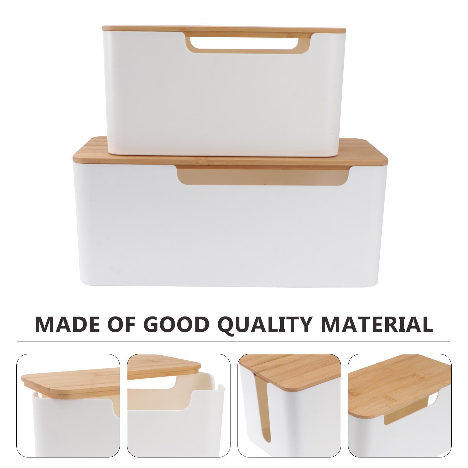 2 Piezas Caja Protectora de Enchufes de Plástico Abs