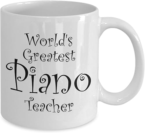 Miniatura 2 de Taza de regalo para profesores de piano, para hombres, mujeres, compañeros de trabajo, tazas de café para profesores de piano, perfecta como idea de