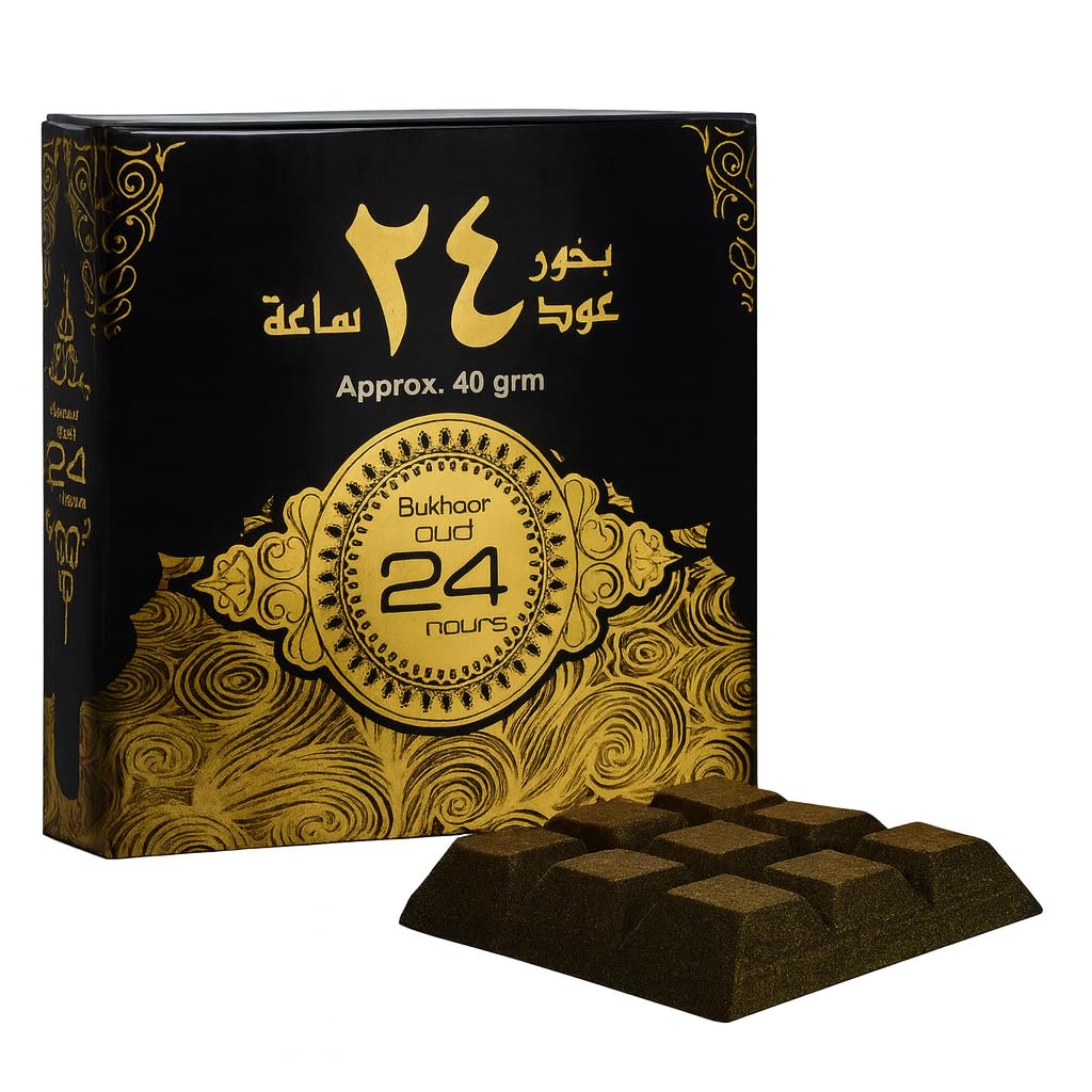 Bukhoor Oud 24 Hours 40g Bakhoor Home Fragrance Incense - Novaease Bukhoor Oud