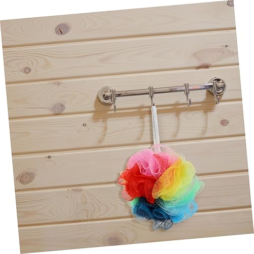 Miniatura 2 de Pelota de ducha Puff Loofash Bolas de malla Esponja Esponja Exfoliante Baño Esponja para Spa Masaje Piel Color aleatorio 6 piezas