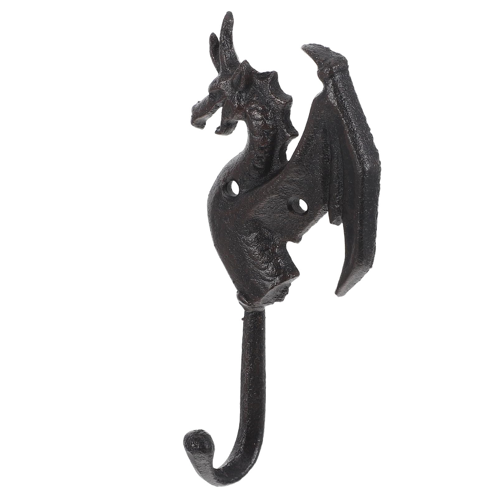 Colgadores para llaves OUNONA de hierro fundido con diseño de dragón vintage