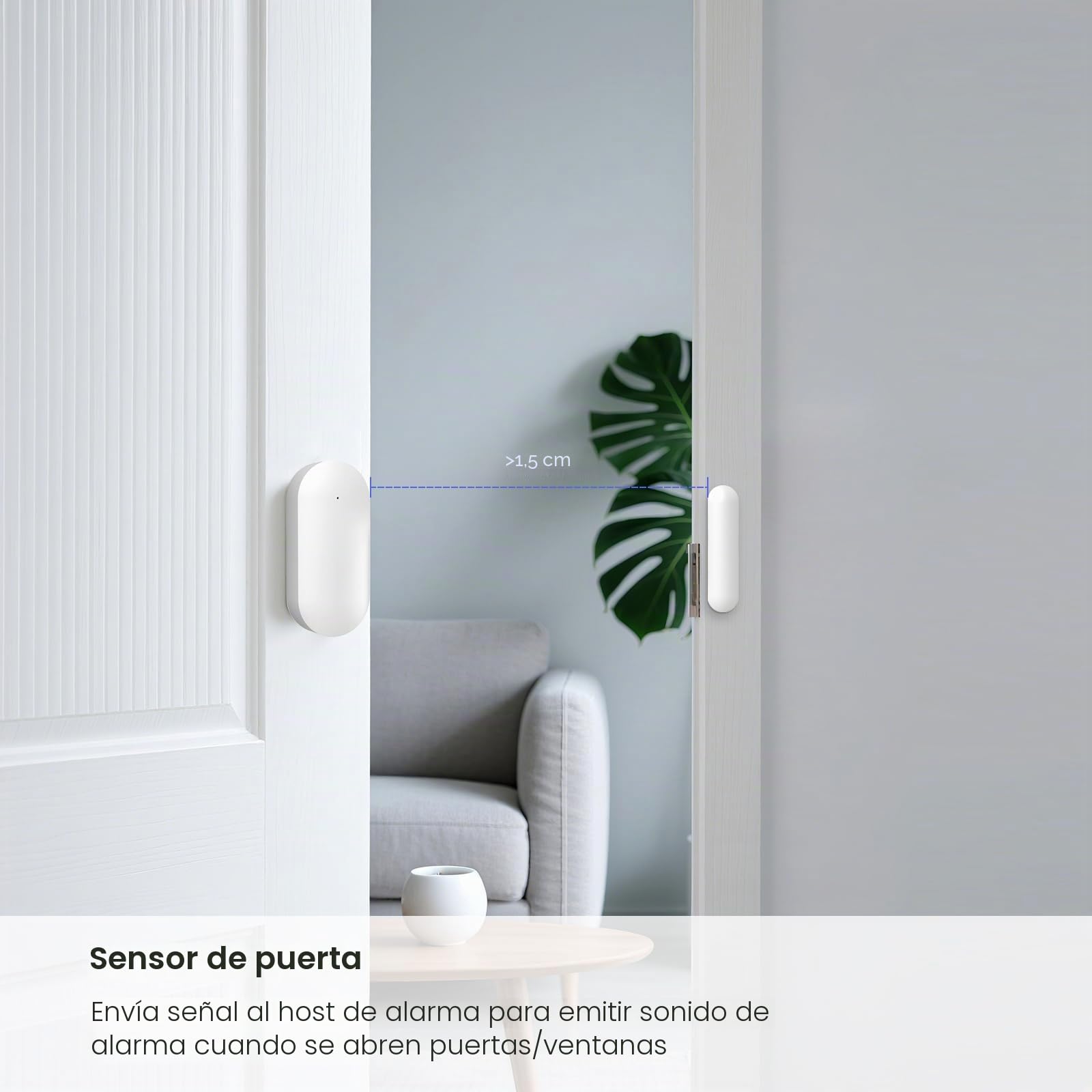 4.3'' Pantalla Táctil Alarm Kit de 16 Piezas, 4G/WiFi Sistema de Seguridad para el Hogar con Sirena de 120DB, Sensores de Ventana de Puerta, Detector de Movimiento, Controles Remoto