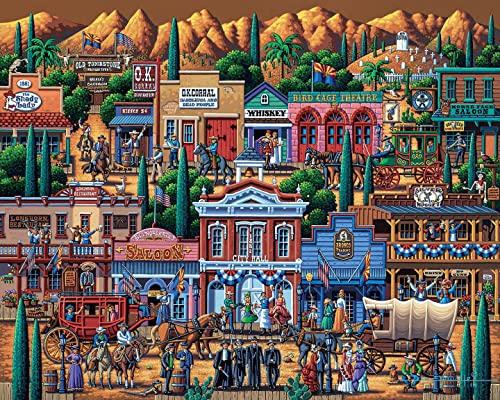 Dowdle Jigsaw Puzzle, Tombstone, 500 piezas | Cada rompecabezas tiene una historia colorida, piezas de ajuste preciso miniatura 2