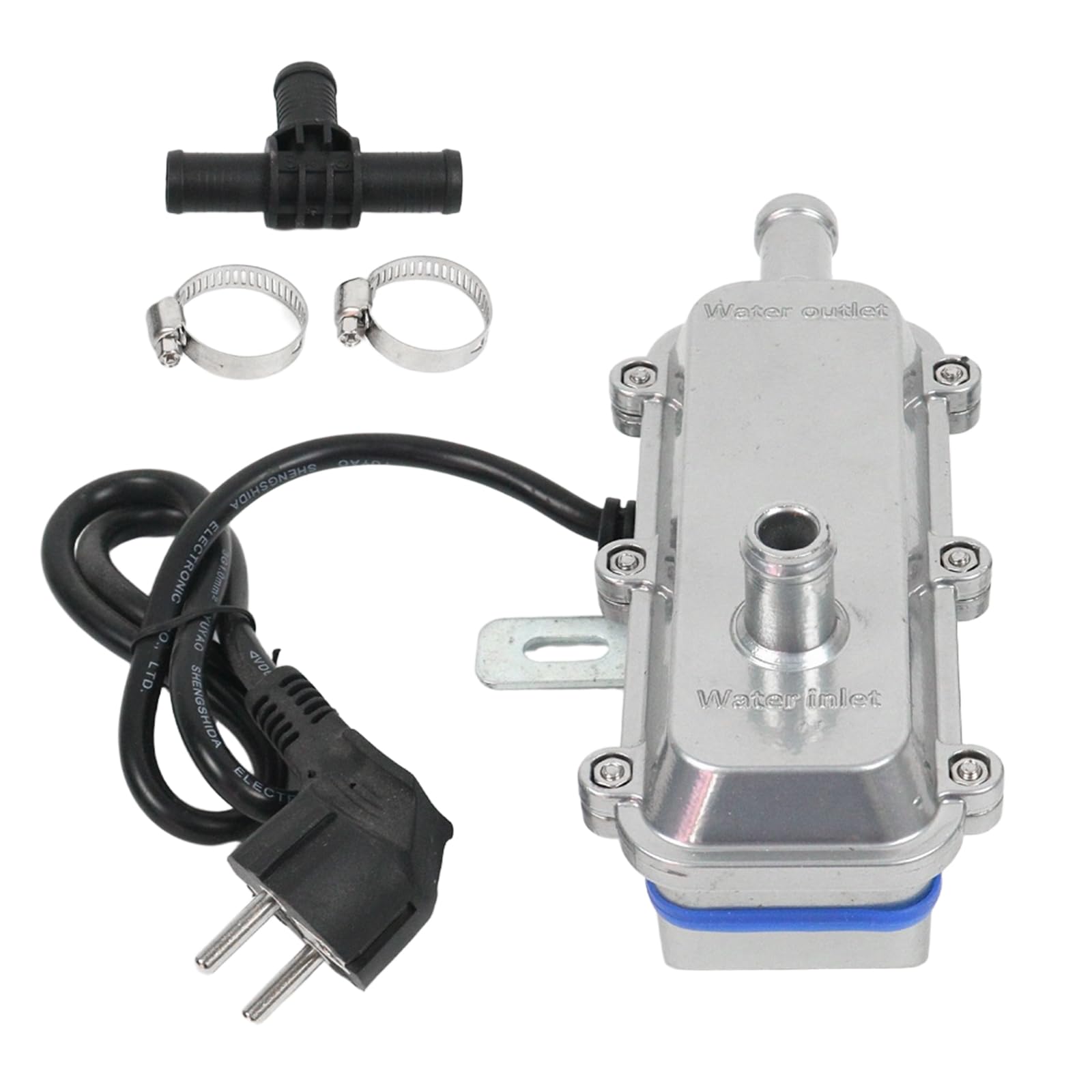 Calentador de Motor de Coche, 2000W Universal Precalentador de Motor de Aire Caliente de Coche, Precalentador de Refrigerante, Precalentador de Motor para Todo Tipo de Vehículos de Gasolina