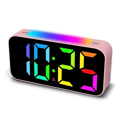 Topski Loud Alarm Clocks for Bedrooms Heavy Sleepers, Digital Clock with Night Light, Large product