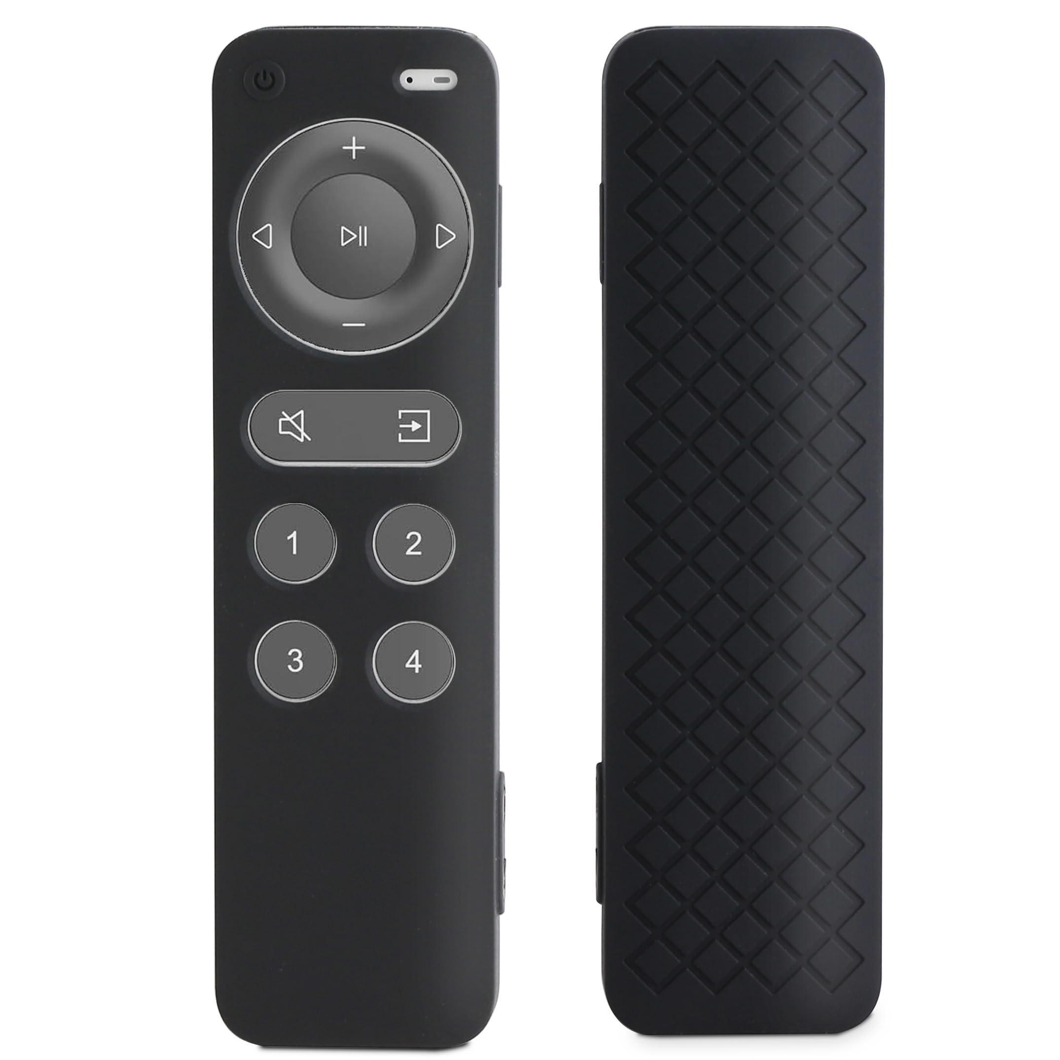 Protège télécommande WiiM Voice Remote 2 étui silicone noir anti chute efficace - 2