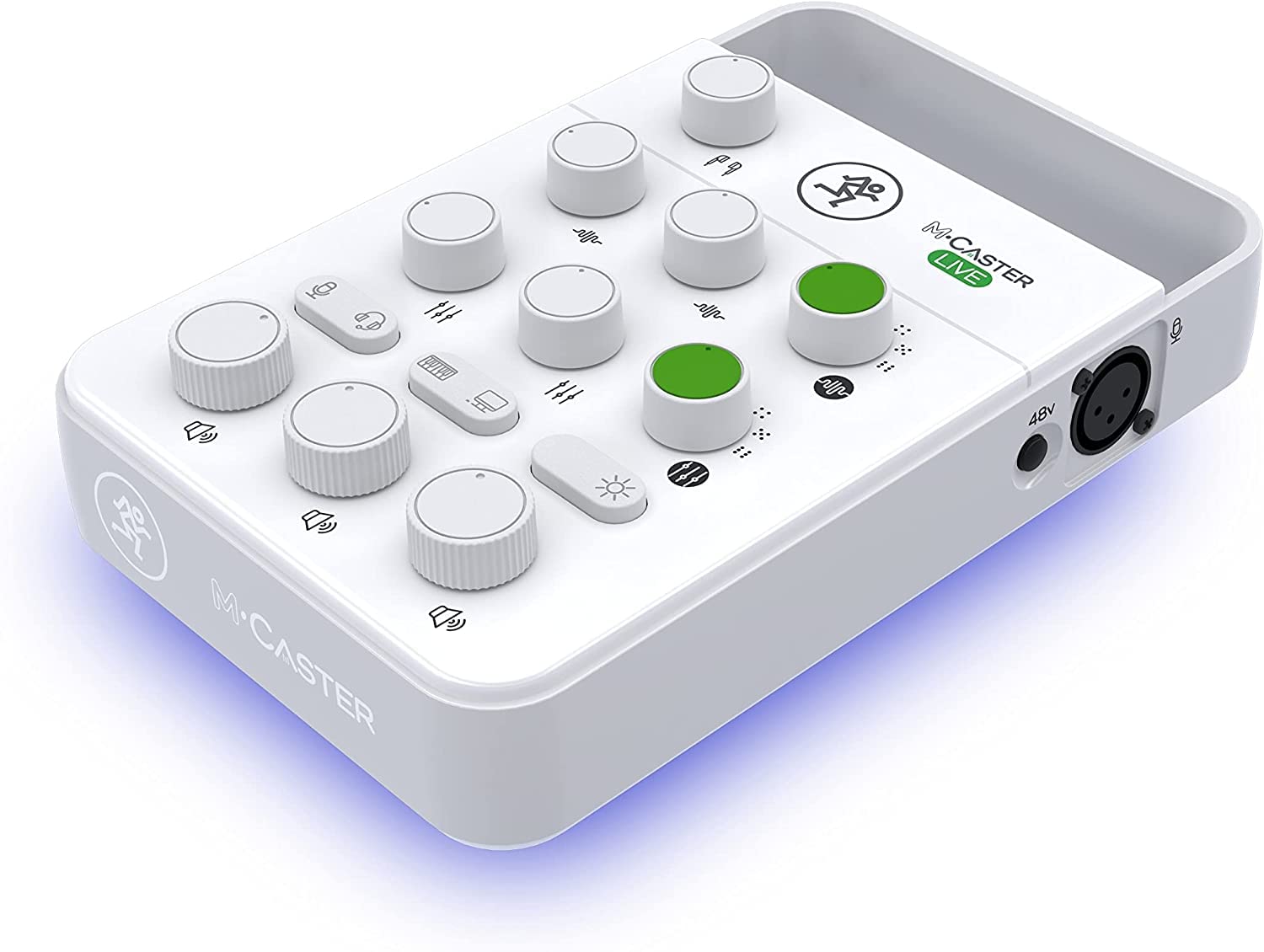 Mackie M-Caster Live White Portable Live Streaming Mixer