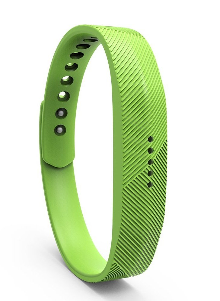 Wristband for Fitbit Flex 2 for Activity Tracker (GREEN S/M)