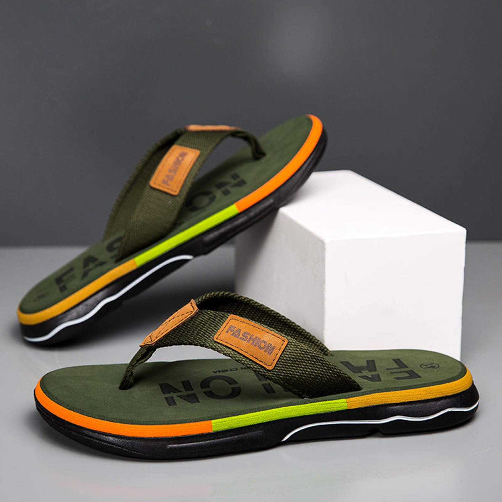 Chanclas antideslizantes para hombre, cómodas, para caminar, para interiores y exteriores — view 6
