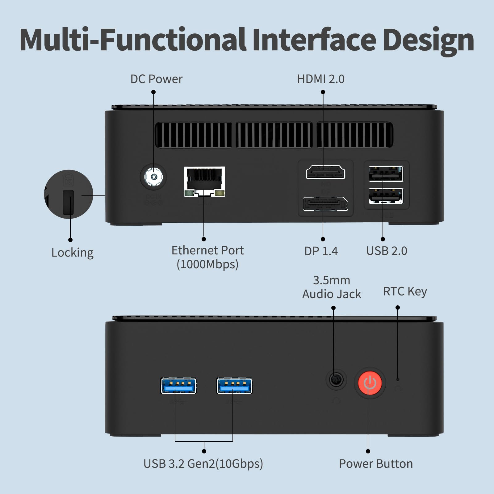 Amazon.co.jp: QAZIPO ミニPC、13th Twin Lake N150 (Beat 3200U/N100