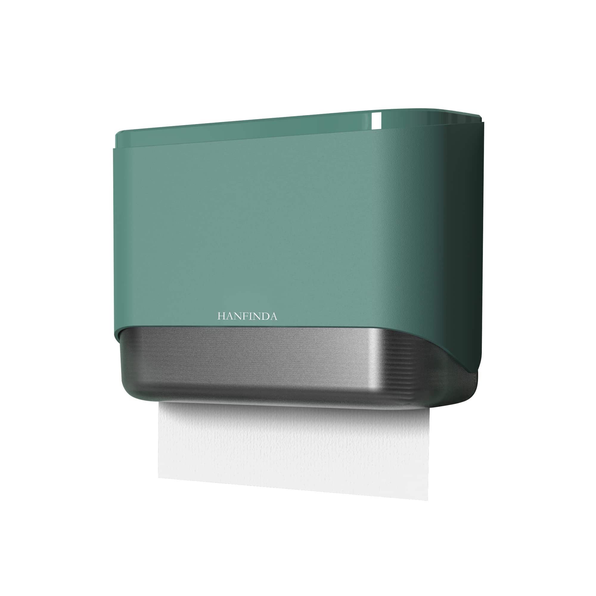 Commercial Wall-Mounted Paper Towel Dispenser with Visual Window and Lockable Design Perfect for Multifold Trifold Paper Towels