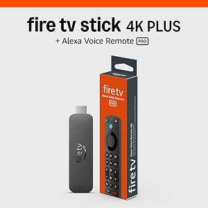 Amazon Fire TV Stick 4K Plus Bundle with Alexa Voice Remote Pro