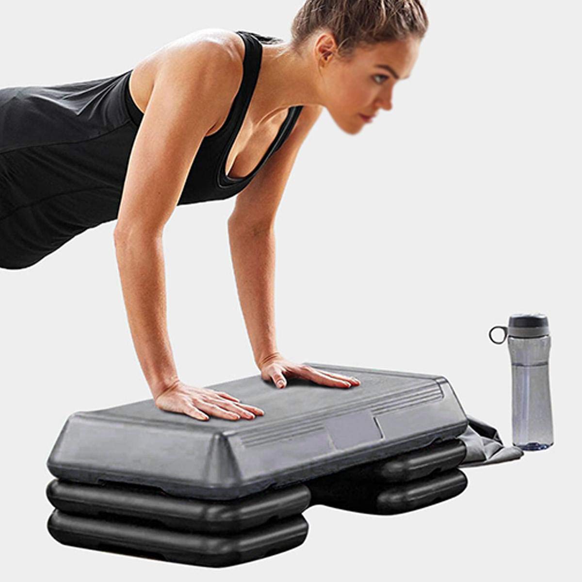 Stepper,Pedali Fitness Apparecchio Fitness Gambe Sottili Pedali per Esercizi aerobici Palestra Fitness Domestica