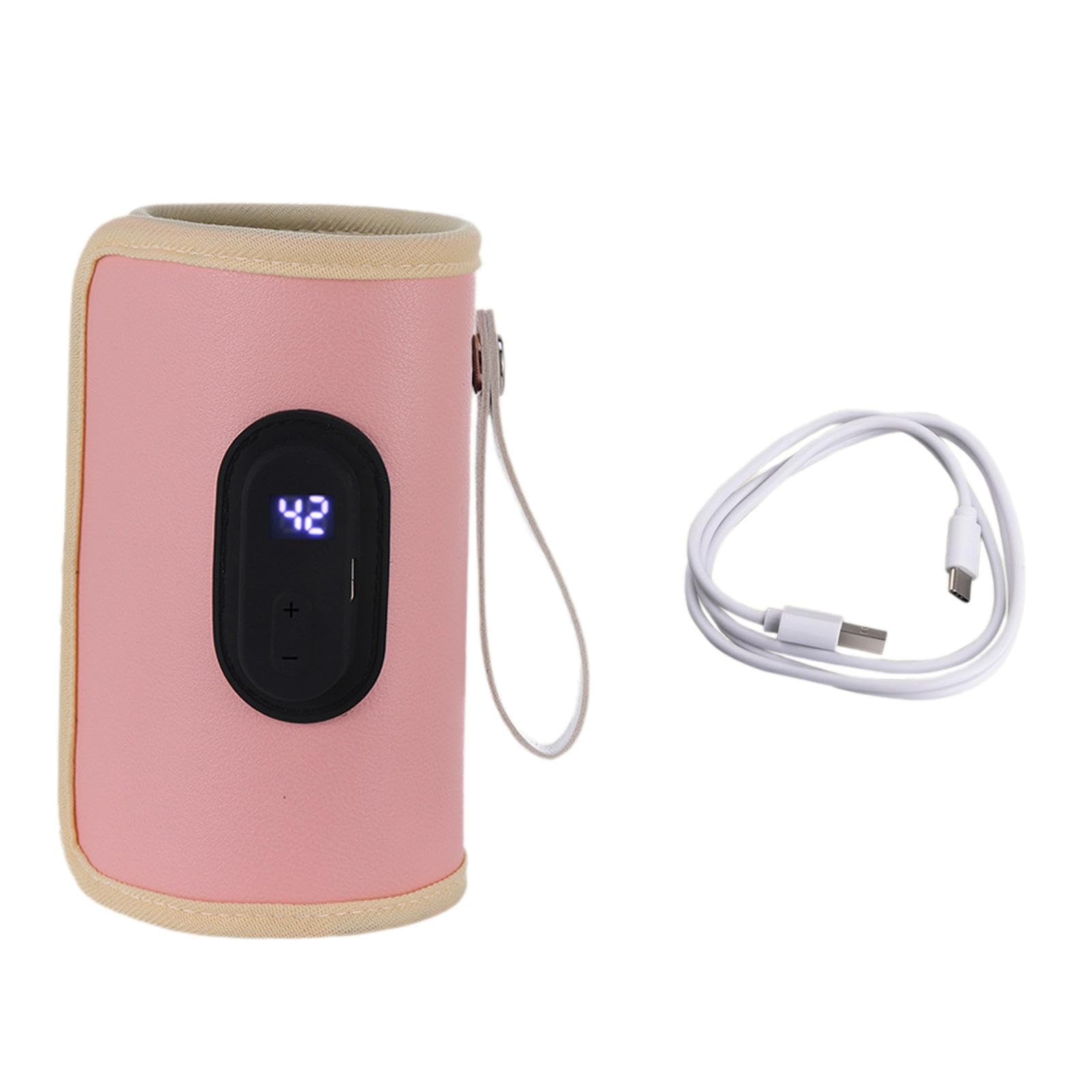 Portable Bottle Warmer Milk Breast Milk Bottle Heater for Business Trip Home Pink|Baby|Feeding|Bottle & Food Warmers-image-13