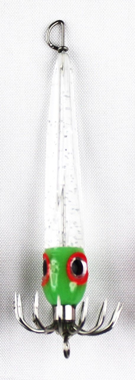 Colman's Martinetti Bullet Squid Jig SMALL - CLEAR