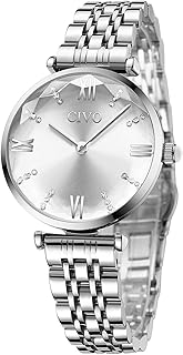 Orologio Donna Oro Rosa Orologi da Polso per Donna Impermeabile in Acciaio Minimalista Inossidabile Orologio pour Donna Analogico Affari Sportivo