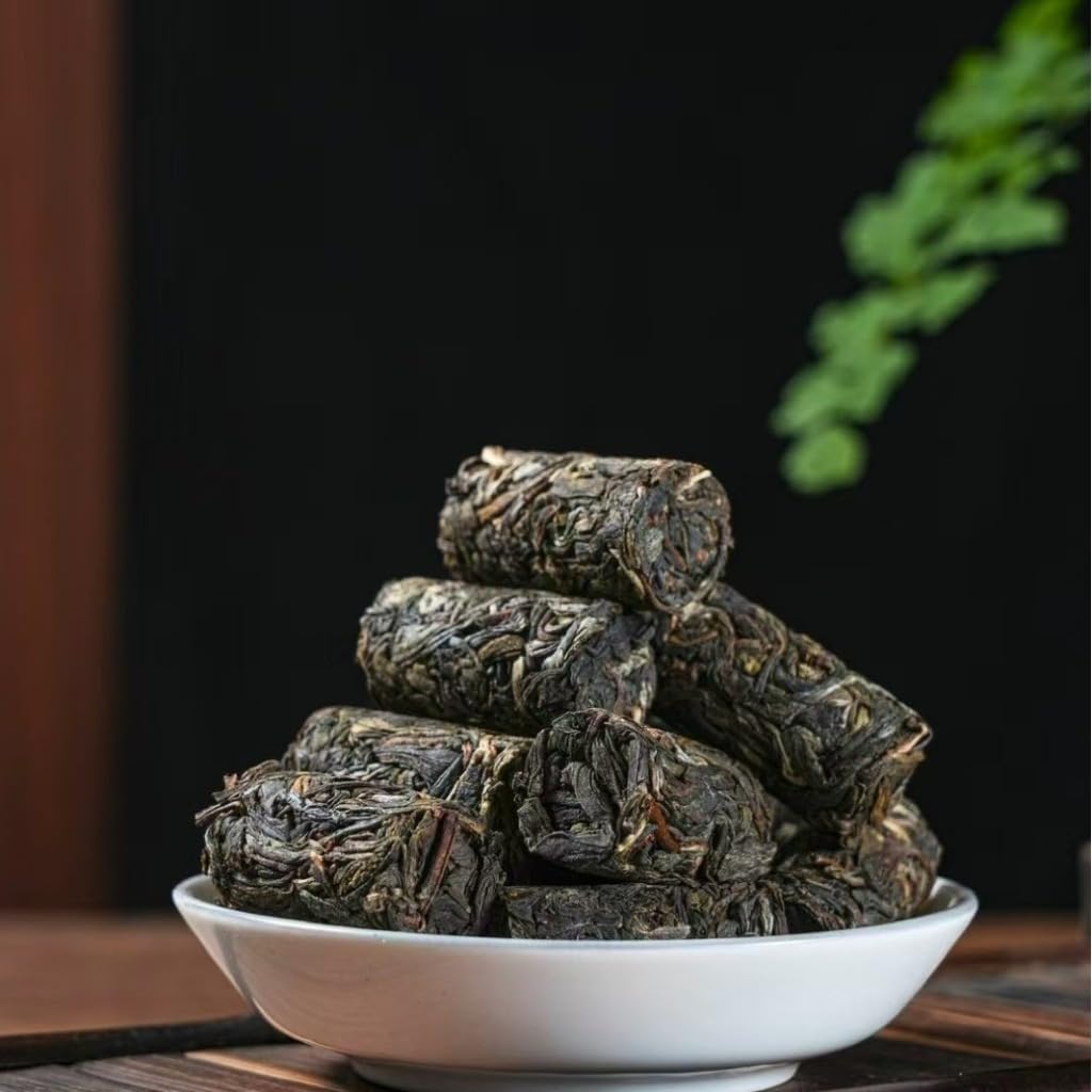 Té Pu-erh Premium de Yunnan | Pu-erh Crudo en Forma de Caramelo | Té Portátil, Fácil Preparación | Bebida Natural Saludable (500G / 17,64 oz)