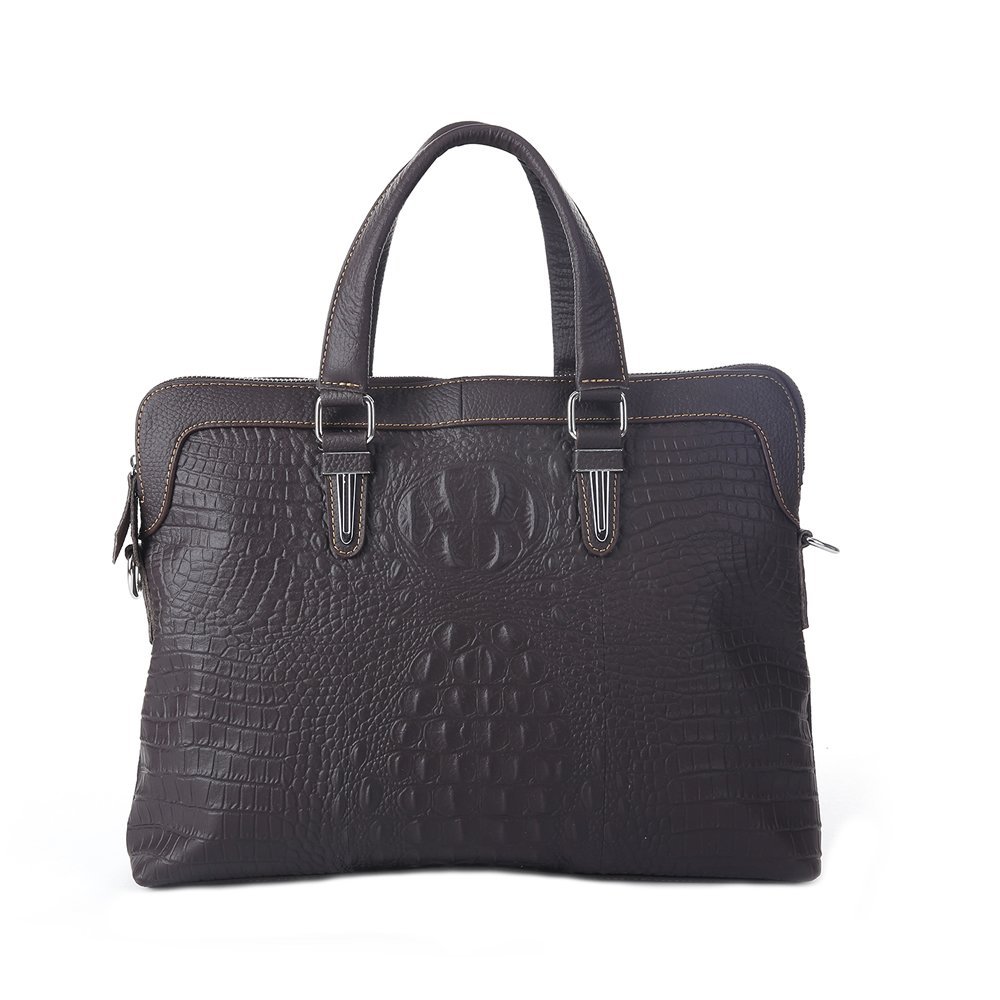 Celaine Mens Crocodile Shoulder Bag Messenger Cross Body Bag - Large Storage - Stores Laptop, Tablets