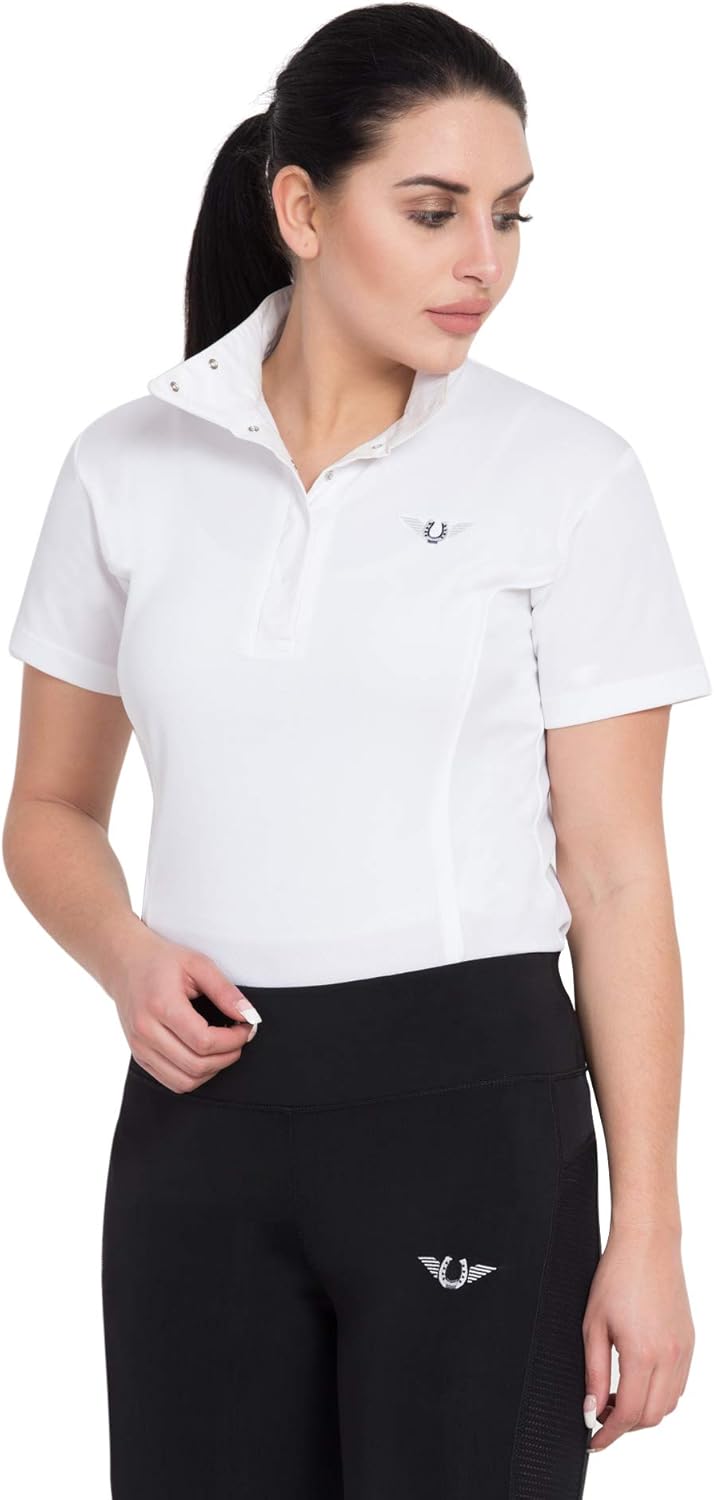 TuffRider Women's Kirby Kwik Dry Short Sleeve Show Shirt