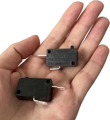 Miniatura 3 de KW3A Microwave Oven Door Interlock Switch 16A 125VAC250VAC Microwave Oven Replacement Part Door Switch (2 Normally Closed)