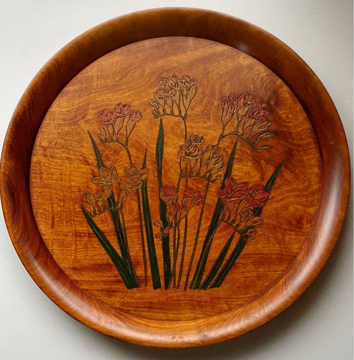 Amazon.co.jp: 一点物 香川漆器 正月 讃岐彫 丸盆 漆器 漆芸 貴重 木製  