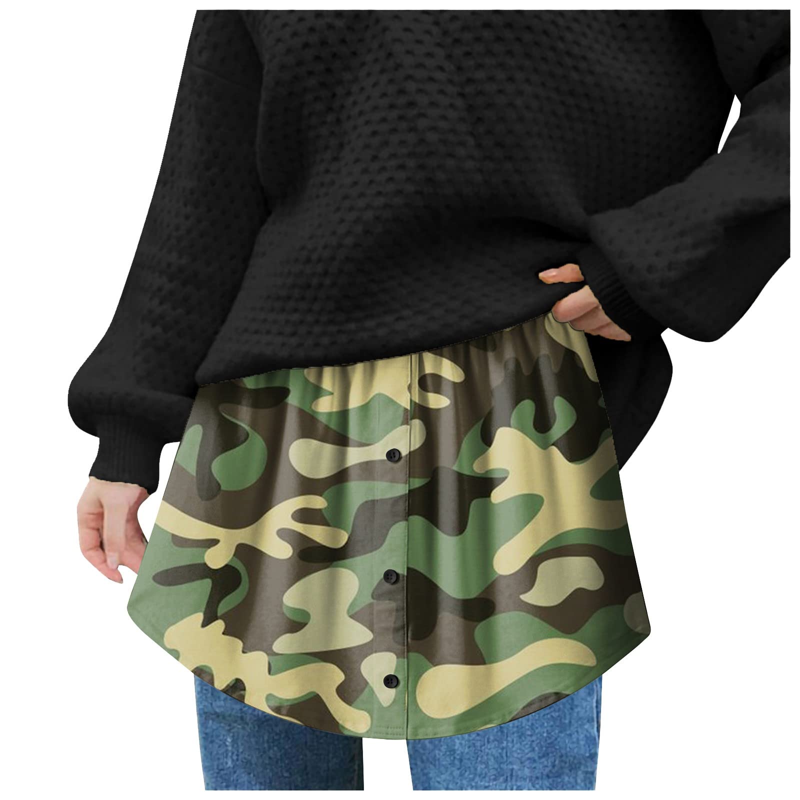 Shirt Extenders for Layering Plus Size Shirt Extenders for Sweater,  Sweatshirt, Jacket