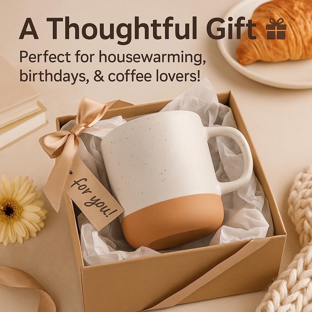 Ceramic Chic Speckled Ceramic Coffee Mug: Perfect Gift for Nature Lovers Chic Speckled Ceramic Coffee Mug: Perfect Gift for Nature Lovers