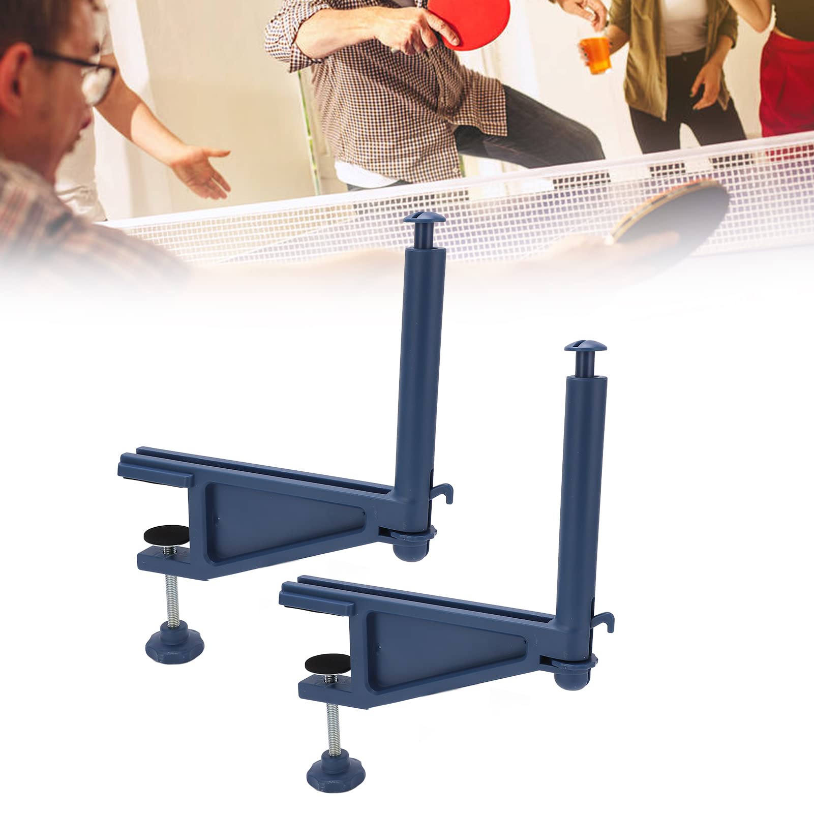 Set Rete da Pong Portatile Professionale, Morsetto Regolabile con Fissaggio a Vite, Rete in Nylon per Allenamento Indoor all'aperto, Attrezzatura da Pong Durevole con Staffa