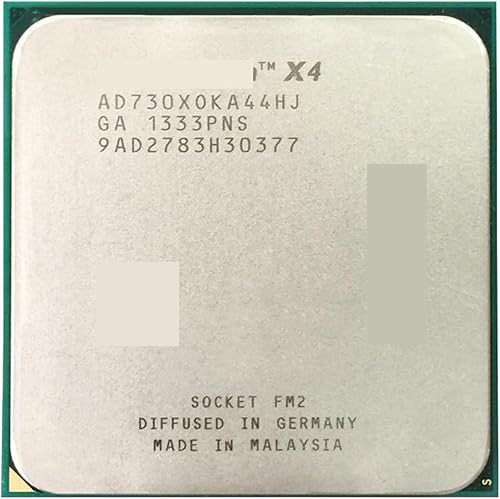 CPU X4 730 CPU 2.8GHz 65W Socket FM2 Desktop Quad-Core CPU Processor AD730XOKA44HJ Responsive and Powerful