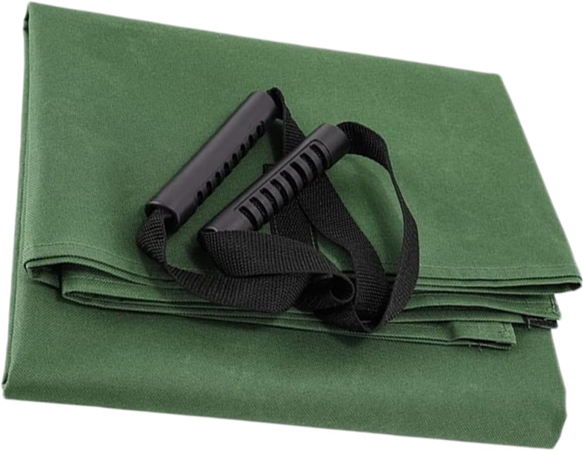 Reusable Garden Leaf Bag for Yard Waste Storage Portable Waterproof Canvas Fallen Leaves Container with Foldable Design for Outdoor Gardening and Lawn Cleanup