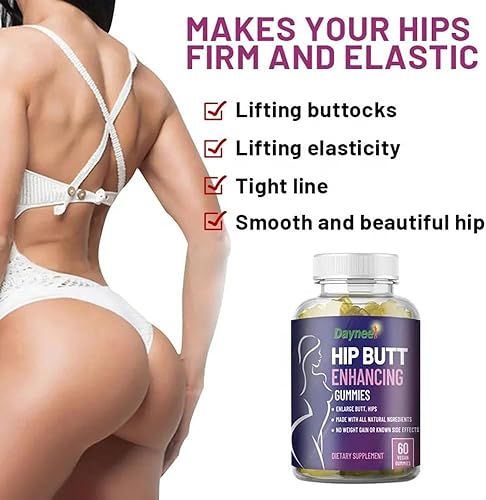 Miniatura 2 de AIHIYO Gomitas para mejorar los glúteos de cadera, menciona los suplementos de gomitas de glúteos, reafirman y levantan los glúteos sin cirugía, 60