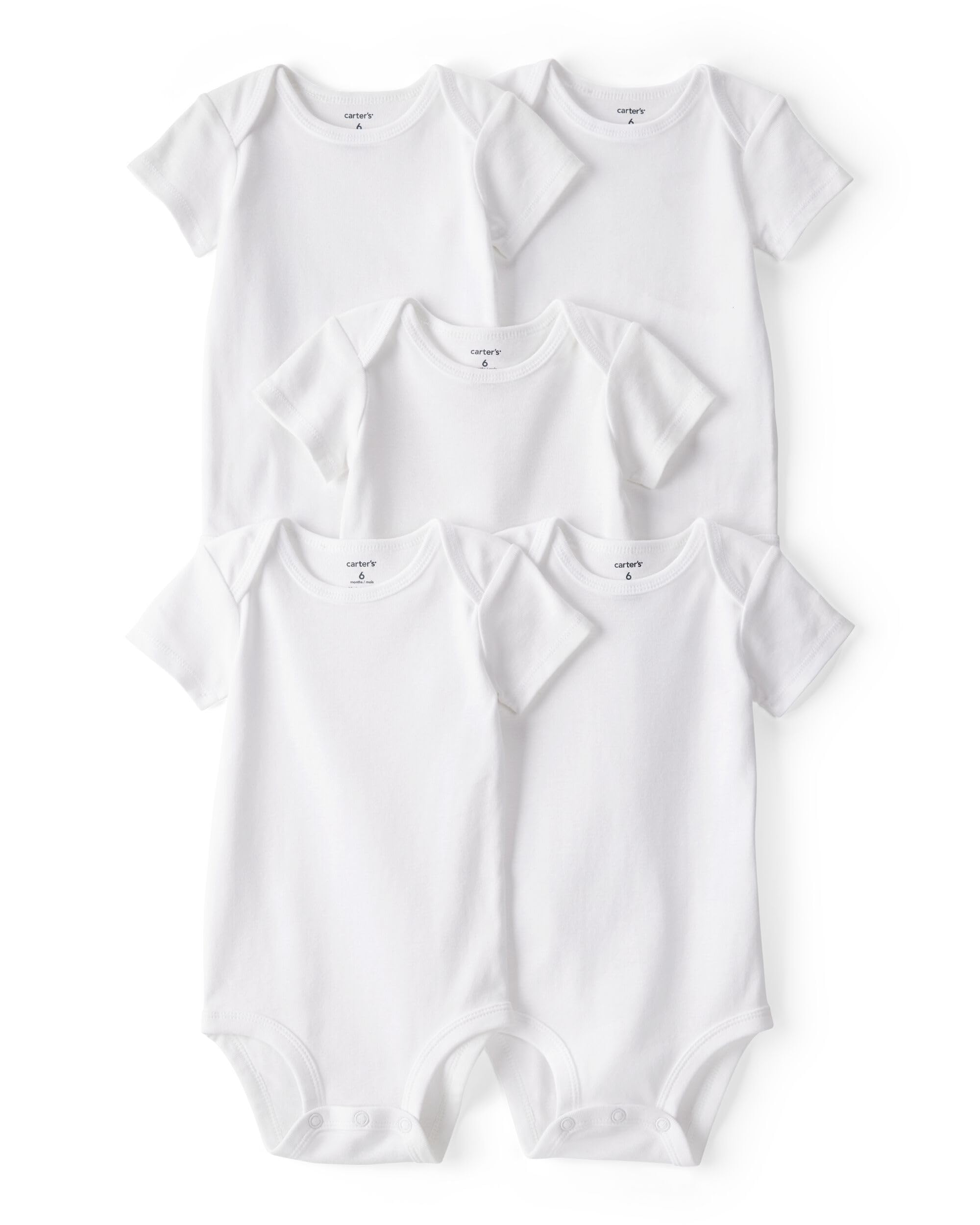 Carter's Baby białe 5-pak body z krótkim rękawem 24 miesiące