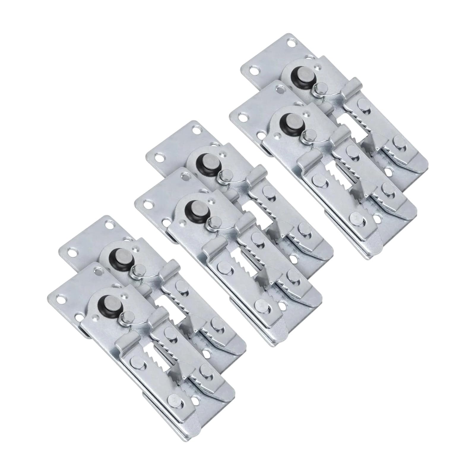 Nucelit 6Pcs Steel Sectional Couch Brackets, Adjustable Connectors Secure Sofa Sections From Sliding Adjustable Brackets Sofa Sliding