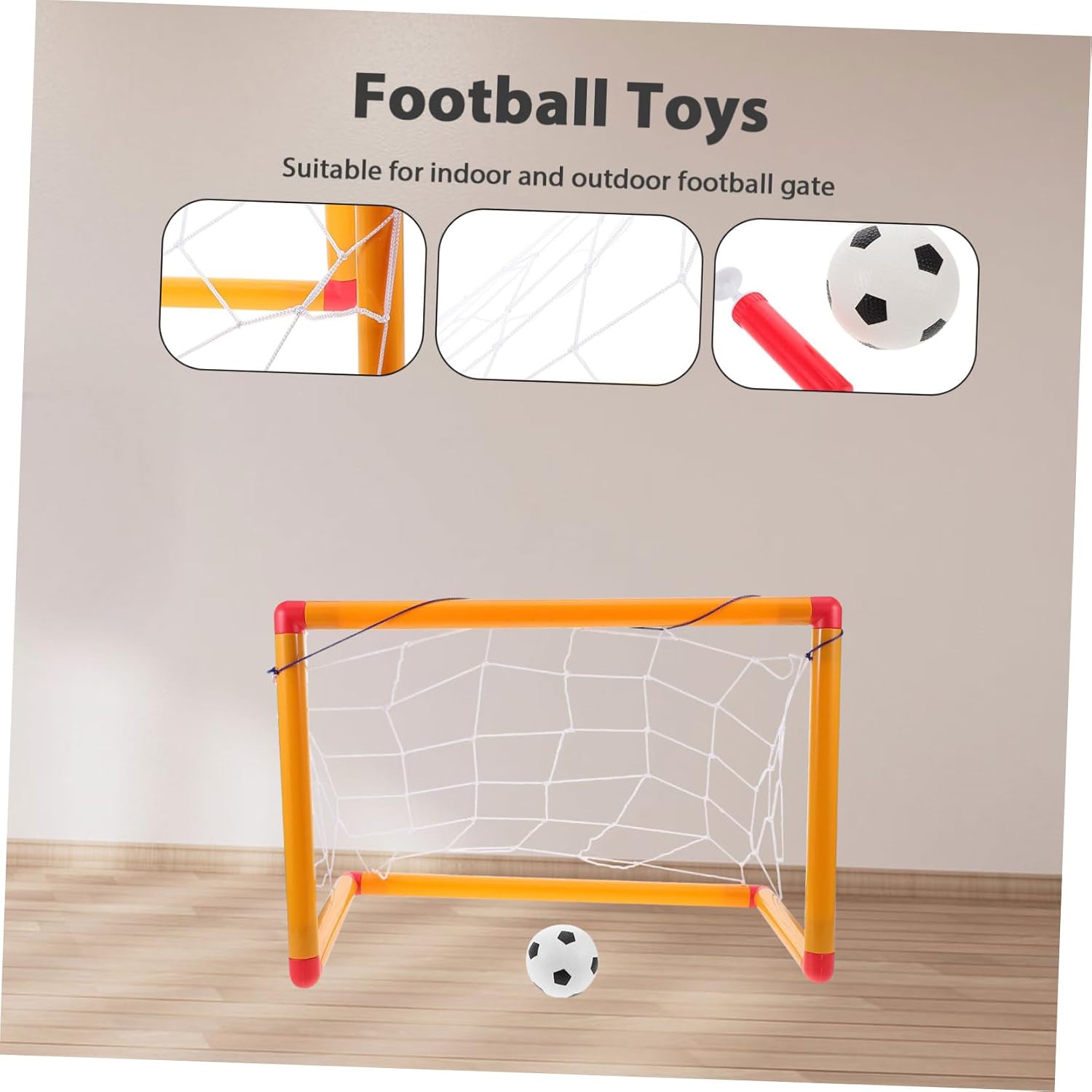 1 Set Lightweight Portable Soccer Goal for Durable Mini Football Gate for Backyard Play Skill Development and Family Fun Soccer Nets